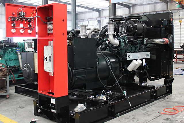 Generador diésel Doosan de tipo abierto / marco de 150KVA-450KVA industrial